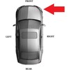 VAG Originalus AUDI S5 2017-2018 Priekinis buferis O/S Dešinysis oro ventiliacijos groteles 8W6807682KRU6