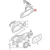 VAG Originalus AUDI vidaus veidrodis antiakluminis Soul Juodas 4F0857511AA4PK