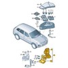 VAG Originalus Audi Volkswagen Q7 Touareg \"+\" Slave Start Lizdas Modulis