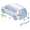 VAG Originalus aukštas blizgesys juodas chromo R-LINE ženklelis 5TA853426FOD