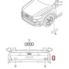 VAG Originalus Chrome HYBRID Įrašas AUDI A6 Avant S6 quattro 8R08537372ZZ