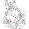 VAG Originalus dangtelio užraktas AUDI Audi Ttrs kupė kabrioletas 8J0823530C