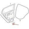 VAG Originalus durų sandariklis išorinis dešinėje VW Golf R32 GTI Rabbit 5K1 5K6839700B