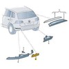 VAG Originalus galinis šviesos atspindys N/S tinka VW Touareg 7P6945105A