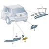 VAG Originalus galinis šviesos atspindys N/S tinka VW Touareg 7P6945105A
