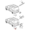 VAG Originalus galinis šviesos atspindys O/S tinka VW Caddy 2K5945106E