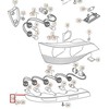 VAG Originalus galinis žibintas N/S tinka AUDI Q7 4L0945095A