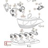 VAG Originalus galinis žibintas N/S tinka AUDI Q7 4L0945095A
