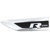 VAG Originalus juodas ryškus chromo R-LINE ženklelis 5NA853688ADPJ