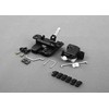 VAG Originalus satino juodas dangtelio užraktas VW Golf R32 GTI Rabbit 1J1 1J5 9B1 1J6827505CB41