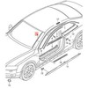 VAG Originalus satino juodas vandens nukreipimo juostos AUDI 8T0854327A01C