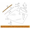 VAG Originalus satino juodas vandens nukreipimo juostos AUDI 8T0854327A01C