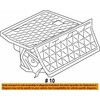 VAG Originalus Titan juodas saugojimo skyrius VW e-Golf Golf 5G1863391F82V