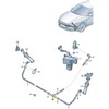 VAG Originalus Volkswagen Audi Skoda priekinio žibinto plovimo paskirstytojas T- formos dalis 8D0955873