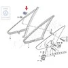 VAG Originalus Volkswagen nuleidimas NOS Jetta Rabbit Golf Cabrio 15 16 17 53 171837647B