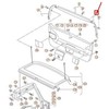 VAG Originalus VW E-Golf Golf R32 Gti Rabbit Galinis dangtelio apdailos skydelis 5G6867713C82V