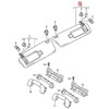 VAG Originalus VW Tiguan saulės skydelis su veidrodžiu ir dangteliu audros pilkos spalvos 5NN857552JSX4