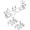 VAG Originalus VW Tiguan saulės skydelis su veidrodžiu ir dangteliu audros pilkos spalvos 5NN857551CSX4