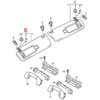VAG Originalus VW Tiguan saulės skydelis su veidrodžiu ir dangteliu audros pilkos spalvos 5NN857551CSX4