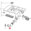 Vag Oro Vežimėlio Įpūtimo Vamzdis Volkswagen Jetta Golf Beetle Originalus 07K129684B