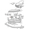 Vag Pagrindinis Atspindžio Modulis 2017 2018 Volkswagen Touareg Originalus 992941592BG