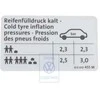 Vag Passat B6 2006 2011 Padangos Slėgio Ženklinys Originalus 3C0010455M