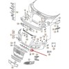 Vag Platina Pilkaus Spalvas Spoileris Audi A3 2008 2013 Originalus 8P0807110D1RR