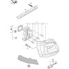 Vag Polo Vento Galinio Šviesos Atspindžio Originalus 6C0945106A