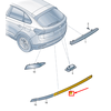 Vag Priekinis Centro Atspindėtuvėlė Volkswagen Taigo CS 2022 Originalus 2G7945110