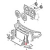 VAG Radiator Kairysis Oro Gidas Audi A6 Avant 2011 2014 Originalus 4G0121283T