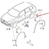 Vag Ratų Dangtis Satino Juodos Spalvos Volkswagen Touareg 2011 2017 Originalus 7P6854819B9B9