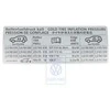 Vag Rekomenduojamas Padangos Slenkstis Ženklu Touareg Mk1 2003 2005 Originalus 7L6010342D