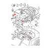 Vag Remonto Rinkinys Audi Tt Tts 2007 2014 Originalus 8J7898900