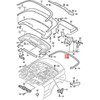 VAG Sandarinimas Audi A5 Cabriolet 2010-2017 Originalus 8F0825397G