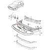 Vag Satin Juodas Overlaid Skoda Octavia 2004 2009 Originalus 1H6853665A01C