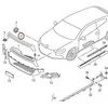 Vag Scirocco 2009 2014 Apsauginis Viršutinės Centrinės Grotelių Apdaila Originalus 1K8853761C041