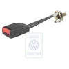 VAG Seat Belt Buckle Satin Juodas Audi A4 A6 2001 2008 Originalus 1C0858676FCN