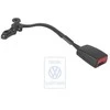 Vag Seat Belt Buckle Satin Juodas Passat B5 GP 2003 2005 Originalus 3B0858471PFCN