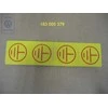 Vag Skoda Octavia A4 1999 2005 Informacijos Lipdukas Originalus 183000379