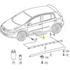 Vag Skoda Octavia A7 2010 2015 Durys Sienelės Chromas Originalus 5K4853537BHE1