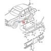 Vag Slenksčio Apdailos Juosta Satino Juodos Spalvos Volkswagen Touareg 2007 Originalus 7L0853538C9B9