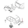 VAG Šraibų Rinkinys Skoda Octavia A4 A5 2001 2005 Originalus 7L6853675