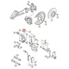 Vag Stabdžių Suportų Servo Variklis Volkswagen Passat Magotan Originalus 3C0998281B