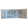 VAG Stikeris Mėlyna Šaldytuvas Benzinui Audi A1 A3 Q3 R8 TT Originalus 8J0010508AL