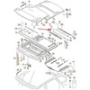 Vag Stogo Skersine Juosta Satinschwarz Soul Audi A3 8P Originalus 8P4877307B59T