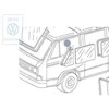 Vag T3 1980 1992 Fiksuotu Durų Stiklo Atramos Originalus 251837625