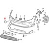 Vag Towing Eye Cover Primed Golf 4 5 6 1997 2006 Originalus 2G7807241GRU