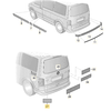 Vag Užrašas Chromas Volkswagen T6 T6 2016 2019 Originalus 7E9853687739
