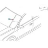 Vag Vandenų Rinkimo Juosta Satin Juodas Audi A8 2010 2017 Originalus 4H085432801C