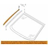 Vag Vandenų Rinkimo Juostelė Juoda Audi Q7 4L 4LB Originalus 4L08543285AP